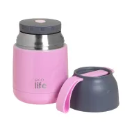 Ecolife | Θερμός Φαγητού 450ml - Baby Pink