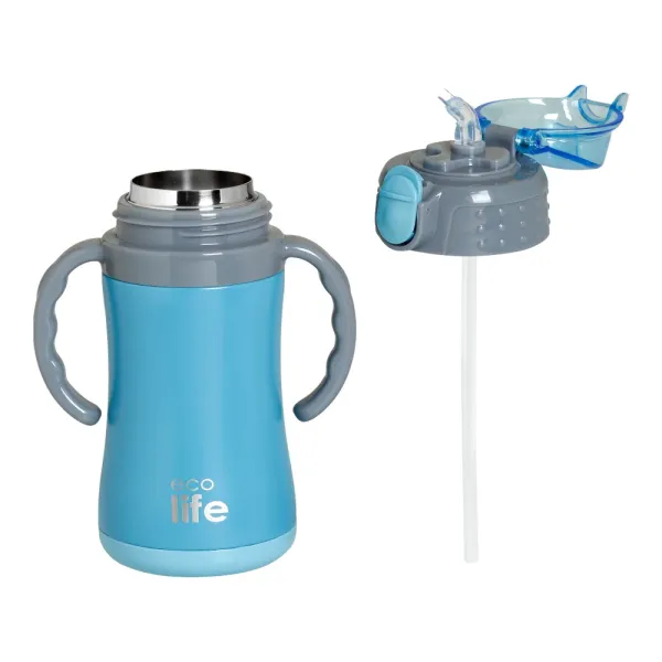 Ecolife | Παγούρι Θερμός 300 ml - Baby Blue