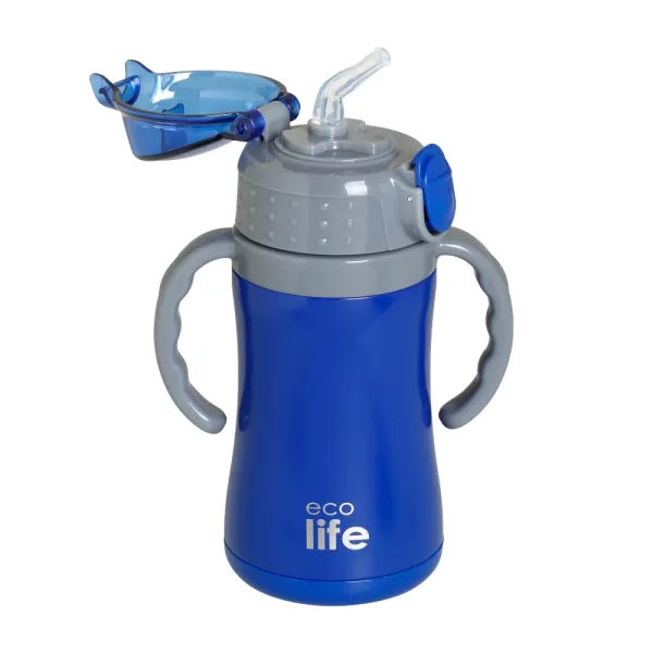 Ecolife | Παγούρι Θερμός 300ml – Navy Blue