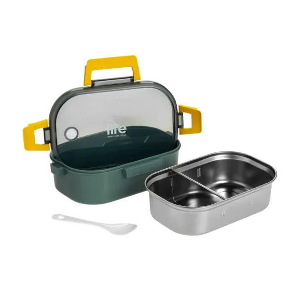 Ecolife | Φαγητοδοχείο 900ml - Forest Green 
