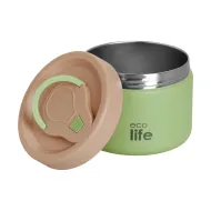 Ecolife | Θερμός Φαγητού 650ml Στρογγυλό - Πράσινο