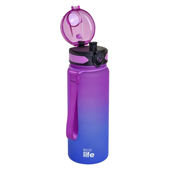 Ecolife | Μπουκάλι Tritan 800ml- Middle Purple