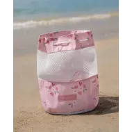 Flamingueo | Τσάντα Παραλίας με Δίχτυ - Pink Beelma
