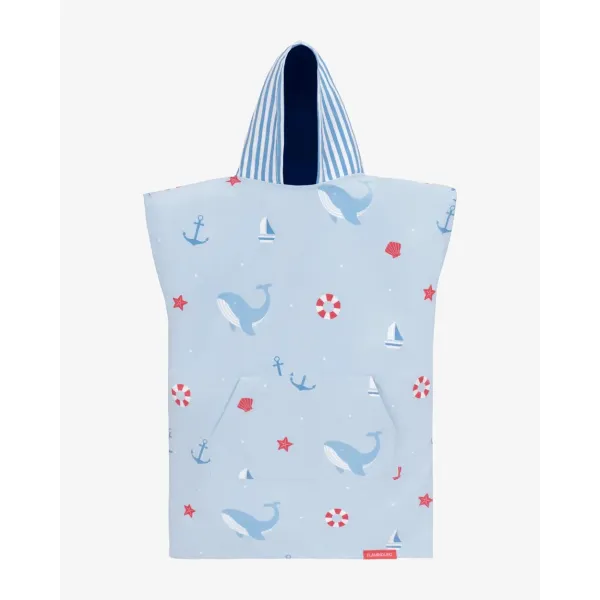 Flamingueo | Παιδικό  Poncho Μικροινών 4-6y – Nori Blue
