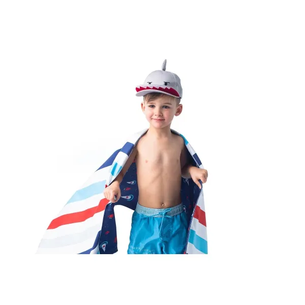 FlapJackKids | Καπέλο Τζόκεϋ 4-6y UPF50+ - Shark 
