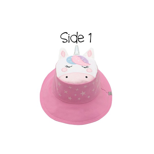 FlapJackKids | Καπέλο Διπλής Όψης UPF 50+ - Unicorn/Star