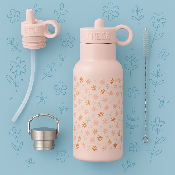 Fresk | Θερμός με Καλαμάκι 500ml – Garden Flowers