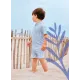 Fresk | Ολόσωμο Μαγιό Σορτς με Προστασία UV50 6-12m - Stripes & crabs