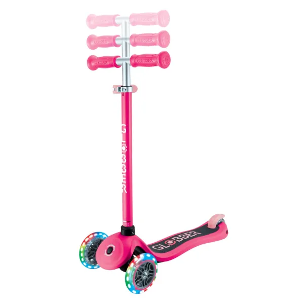 Globber | Πατίνι  Scooter Primo Plus Lights - Fuchsia