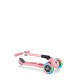 Globber | Πατίνι - Scooter Junior Foldable Fantasy Lights Flowers Pastel Pink