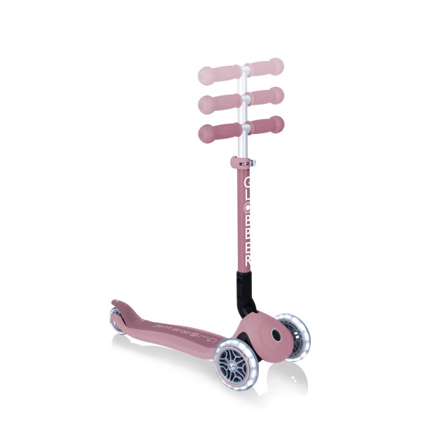 Globber | Πατίνι Scooter Junior Foldable Lights Eco - Berry