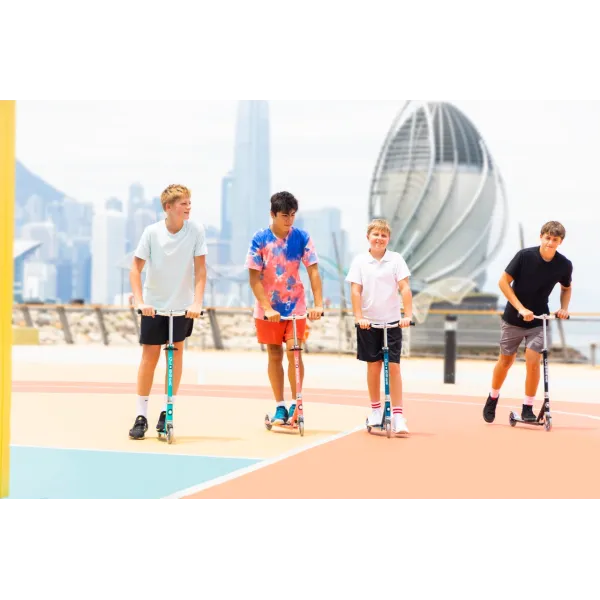 Globber | Πατίνι Flow Element Foldable lights - Black