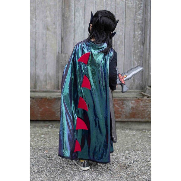 Great Pretenders | Παιδική στολή 4-6 ετών - Κάπα διπλής όψης με μάσκα Ιππότης - Δράκος