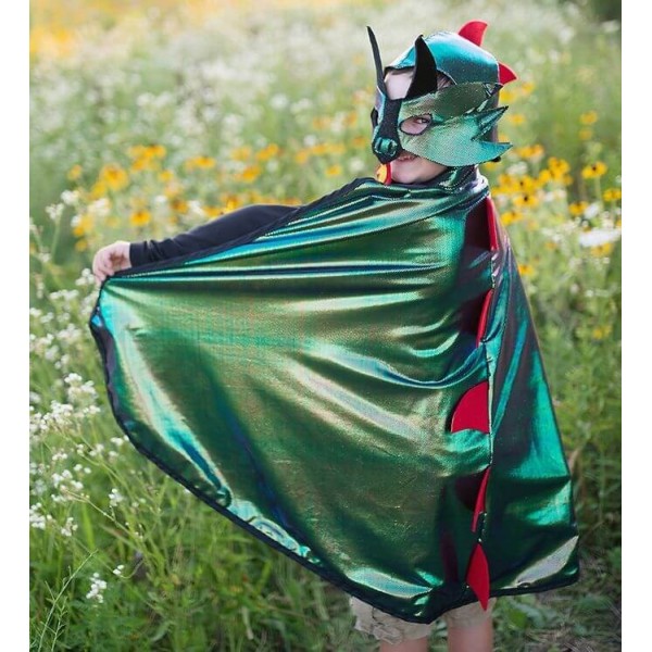 Great Pretenders | Παιδική στολή 4-6 ετών - Κάπα διπλής όψης με μάσκα Ιππότης - Δράκος