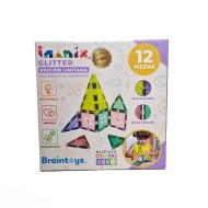 Imanix | Μαγνητικό Παιχνίδι Κατασκευών με Γκλίτερ (12 τμχ)