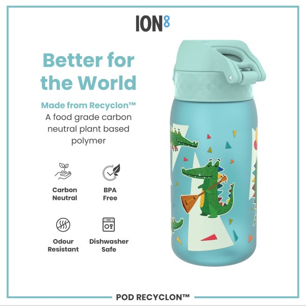 Ion8 | Παγούρι 350 ml - Crocodiles 