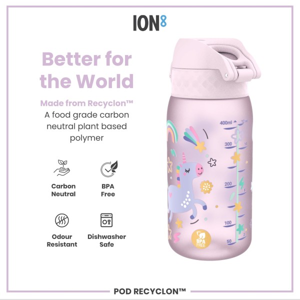 Ion8 | Παγούρι 350 ml - Unicorns