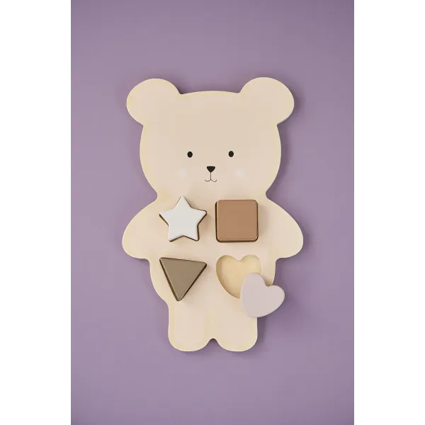 Jabadabado | Σετ 3 ξύλινων βρεφικών παιχνιδιών - Teddy