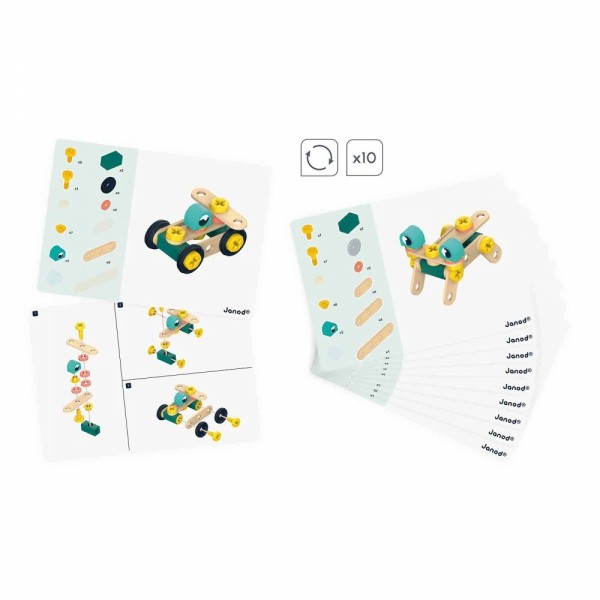 Janod | Κατασκευή 50 τμχ. - BRICO'S KIDS