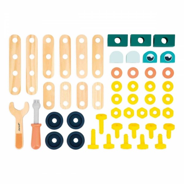 Janod | Κατασκευή 50 τμχ. - BRICO'S KIDS