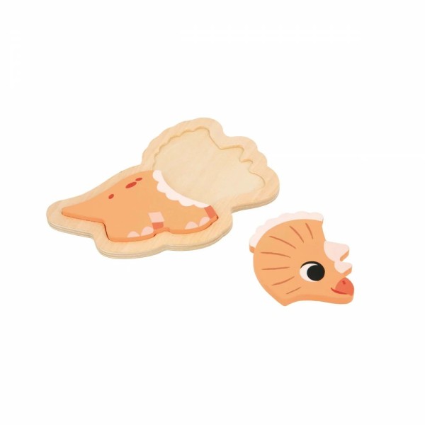 Janod | Παζλ από Ξύλο 4 τεμ (2-3-4-5 τεμαχίων) - Δεινόσαυροι