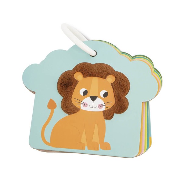 Janod | Εκπαιδευτικές κάρτες με υφές και παραθυράκια - Savannah