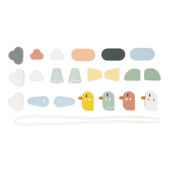 Janod | Παιχνίδι Λεπτής Κινητικότητας - Πουλάκια & Σύννεφα