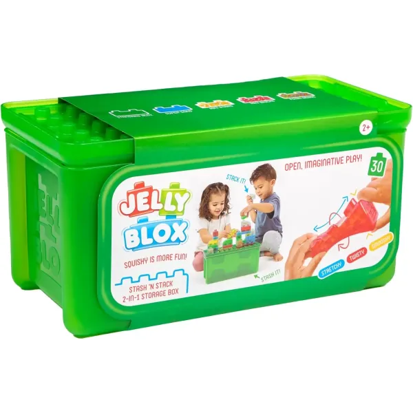Jelly Blox | Αισθητηριακά Τουβλάκια Creative Kit Box - 30 Blocks 