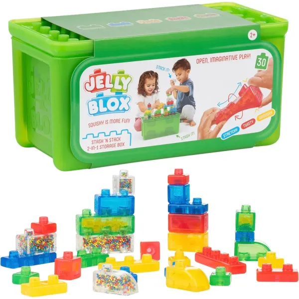 Jelly Blox | Αισθητηριακά Τουβλάκια Creative Kit Box - 30 Blocks 
