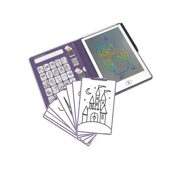 Kidywolf | Tablet ζωγραφικής με οθόνη LCD (30 κάρτες) - Once Upon A Time