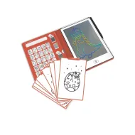 Kidywolf | Tablet ζωγραφικής με οθόνη LCD (30 κάρτες) - Dinosaurs