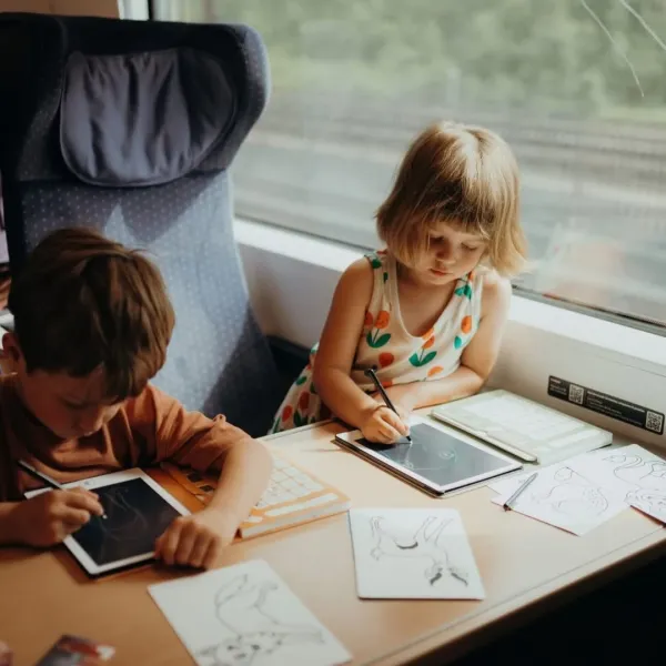 Kidywolf | Tablet ζωγραφικής με οθόνη LCD (30 κάρτες) - Dinosaurs