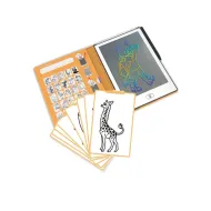 Kidywolf | Tablet ζωγραφικής με οθόνη LCD (30 κάρτες) - Animals 