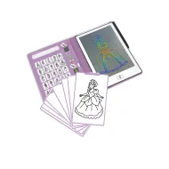 Kidywolf | Tablet ζωγραφικής με οθόνη LCD (30 κάρτες) - Princess