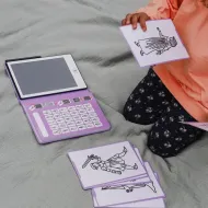Kidywolf | Tablet ζωγραφικής με οθόνη LCD (30 κάρτες) - Princess