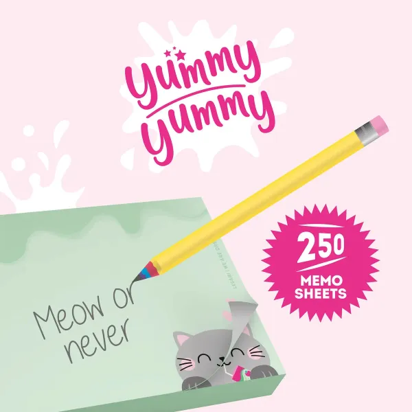Legami | Χαρτάκια Σημειώσεων - Yummy Yummy Kitty