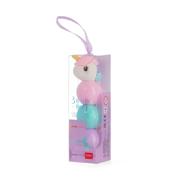 Legami | Υπογραμμιστές Σετ 3 - Unicorn