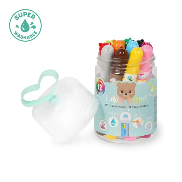 Legami | Set από 12 Μαρκαδόρους - Teddy Friends