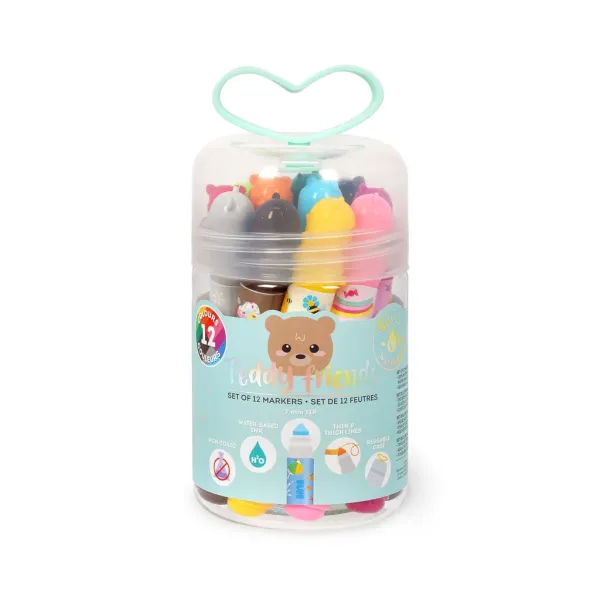 Legami | Set από 12 Μαρκαδόρους - Teddy Friends