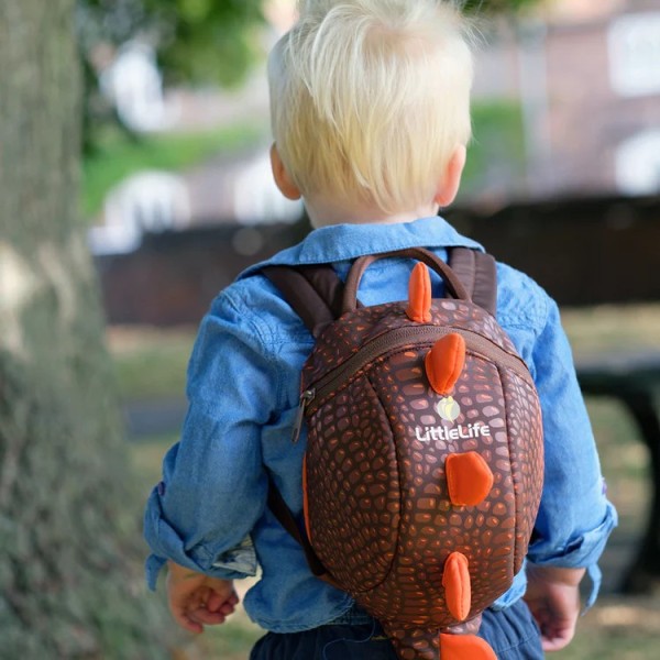 LittleLife | Παιδικό Σακίδιο Πλάτης με Λουράκι ασφαλείας - Dino