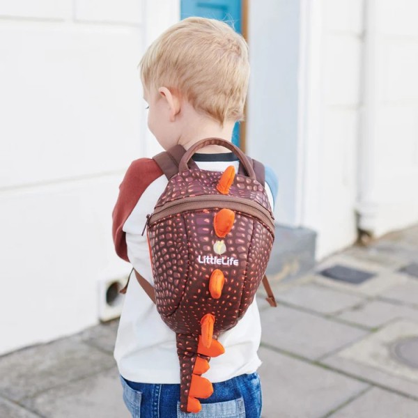 LittleLife | Παιδικό Σακίδιο Πλάτης με Λουράκι ασφαλείας - Dino