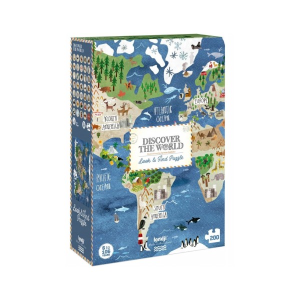 Londji | Παζλ 200 τεμ - Discover The World