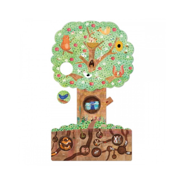 Londji | Παζλ Insert & Reversible Puzzle 20 τεμ - Mon Petit Pommier