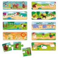 Ludattica | Εκπαιδευτικό παιχνίδι Trio Montessori - Animal Families