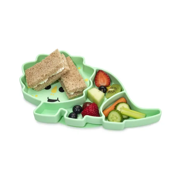 Melii | Πιάτο σιλικόνης με βεντούζα - Dino