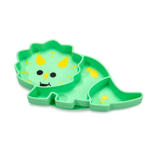 Melii | Πιάτο σιλικόνης με βεντούζα - Dino