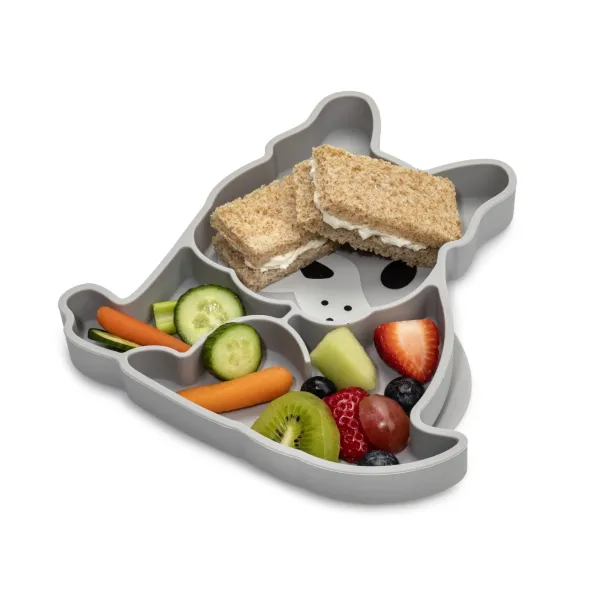 Melii | Πιάτο σιλικόνης με βεντούζα - Βulldog