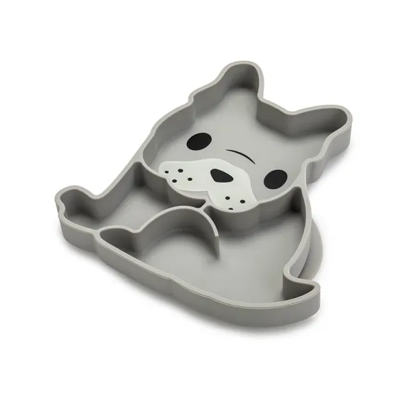 Melii | Πιάτο σιλικόνης με βεντούζα - Βulldog