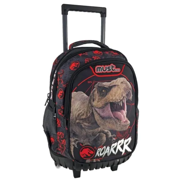 Must | Τσάντα Trolley Δημοτικού - Jurassic T-Rex