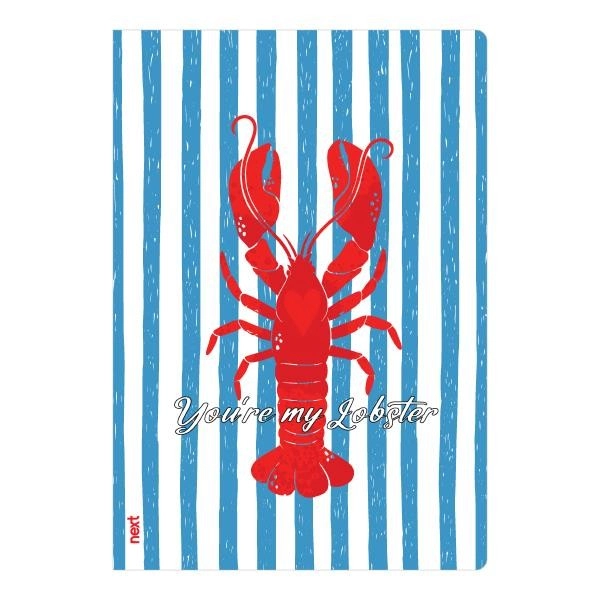 Next | Τετράδιο Καρφίτσα 17x25εκ. 40φ. - Lobster